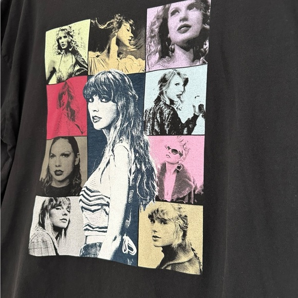 Taylor Swift The Eras Tour Tee Shirt Size medium Official Merchandise Black - Picture 5 of 5